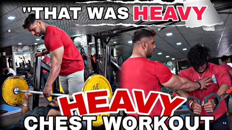 Chest Heavy Workout For Muscle Mass Rahul Fitness Youtube