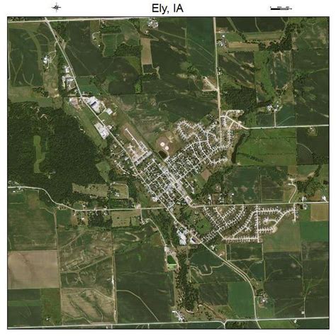 Aerial Photography Map of Ely, IA Iowa