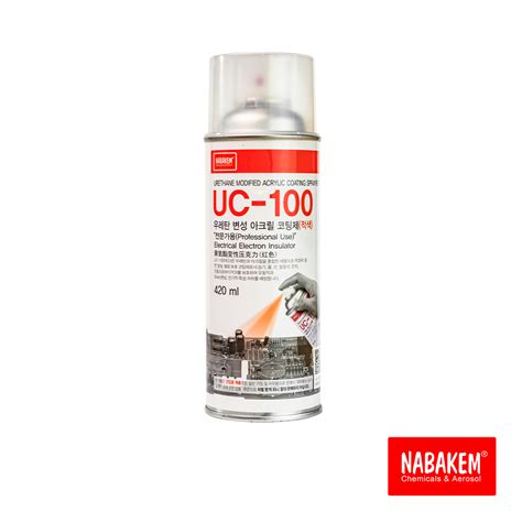 NABAKEM UC-100 RED URETRANE MODIFIED ACRYLIC COATING SPRAY ...