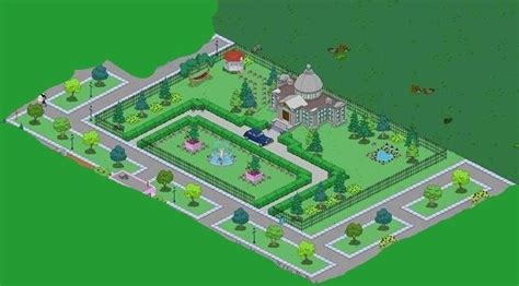 Villa Burns Springfield Map Springfield Simpsons Springfield Tapped Out The Simpsons Game Mr