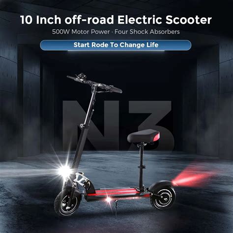 10 inch Electric Scooter Adult 45km/h 10'' Off-road Electric Scooter f ...