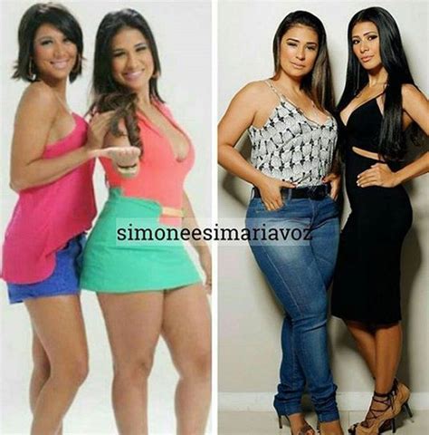 F S Compartilham Antes E Depois De Simone E Simaria