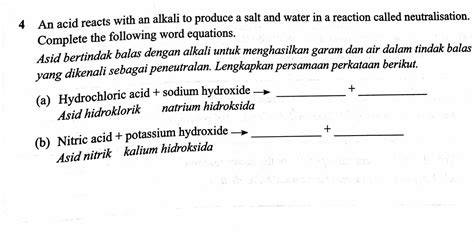 Bab 64 Sifat Kimia Asid Dan Alkali Dwibahasa Quizizz