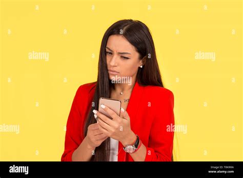 Closeup Portrait Upset Sad Skeptical Unhappy Serious Woman Looking