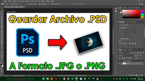 Como Guardar Un Archivo De Adobe Photoshop CC En Formato De Imagen