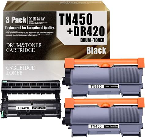 Amazon Pack Black Dr Drum Unit Pack Black Tn Toner