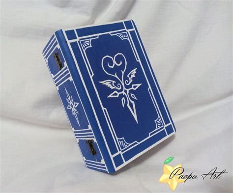 Box Wood Book Of The Prophecies Kingdom Hearts Wood Book Kingdom