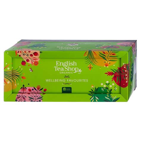 Zestaw Herbat Wellbeing Favourites English Tea Shop 40 Szt