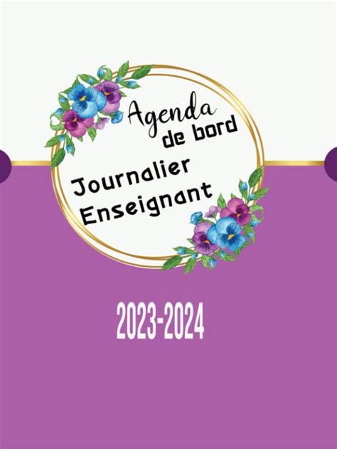 Agenda De Bord Journalier Enseignant Cahier Journal