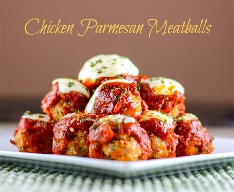 Chicken Parmesan Meatballs - Flavor Mosaic