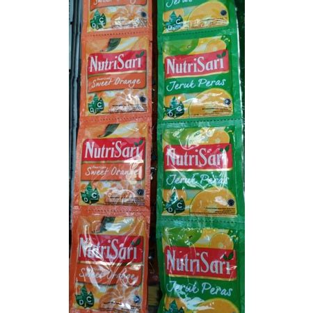 Jual Nutrisari Renceng Isi Sachet Shopee Indonesia