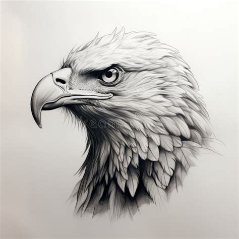 Pencil Drawings Of Eagle Heads