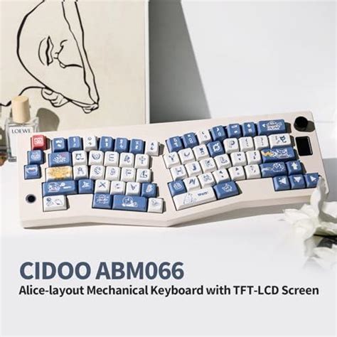 CIDOO ABM066 Alice Layout VIA Programmable Hot Swappable Bluetooth 2 4Ghz Type C Mechanical