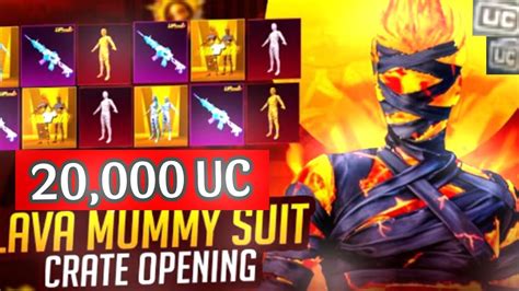 K Uc Lava Mummy Set Create Opening Youtube