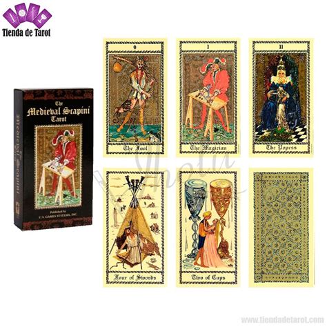 Tarot Medieval Scapini The Medieval Scapini Tarot Usgames