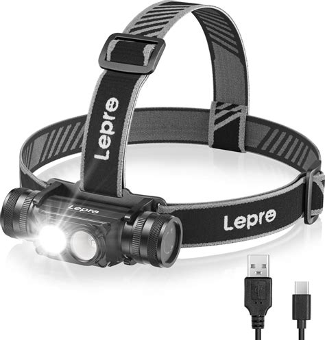 Auervo Rechargeable Led Headlamp Lumens Bright Headlight