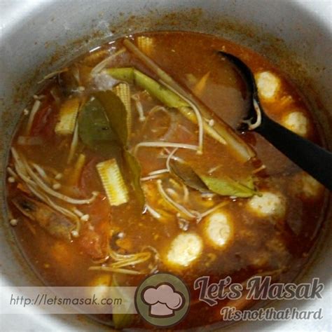 Tom Yam Pekat Recipe LetsMasak