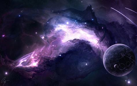 Purple Galaxy Wallpapers Wallpaper Cave