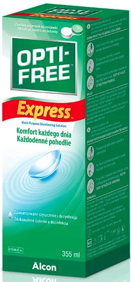 Opti Free Express płyn do soczewek Alcon 355 ml 12766152805 Allegro pl