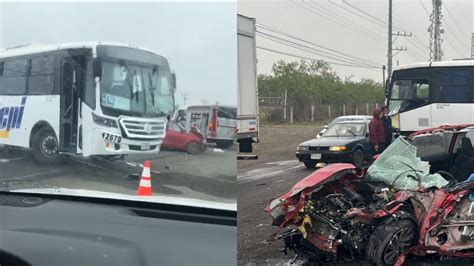 Muere Conductor Al Chocar Contra Transporte De Personal