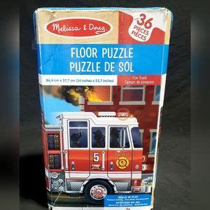 Melissa Doug Toys 2 For 6 Melissa Doug Fire Truck Giant Floor