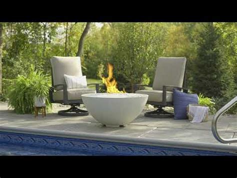 The Outdoor GreatRoom Company Cove Edge 42 Inch Round Propane Gas Fire