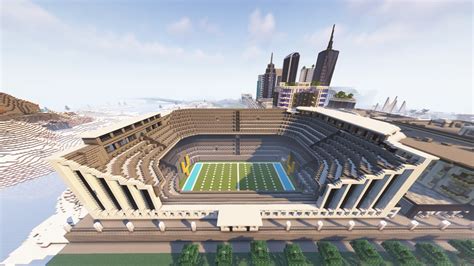 My New Stadium in my City. Thoughts? : r/Minecraftbuilds