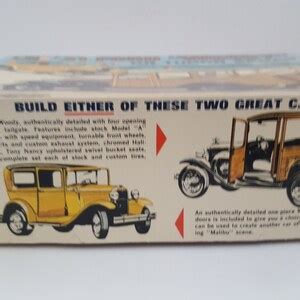 Vintage Revell Authentic Kits Ford Etsy