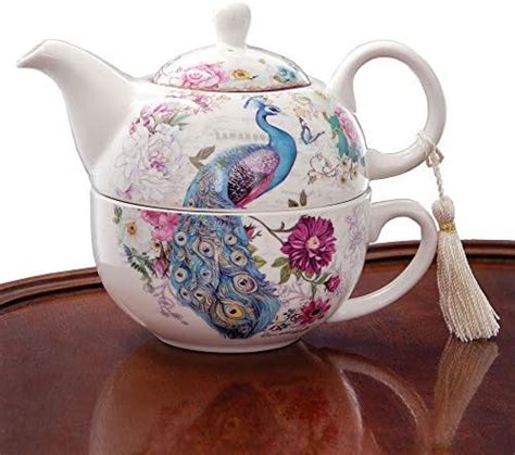 Amazon De Bits And Pieces Tea For One Teekanne Und Tasse Set Mit