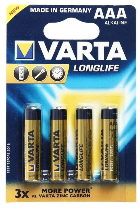 Varta Longlife Aaa O V Mv