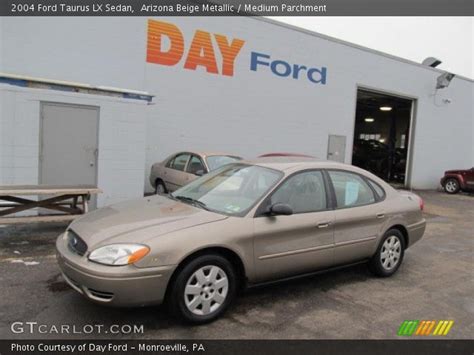 Arizona Beige Metallic 2004 Ford Taurus LX Sedan Medium Parchment