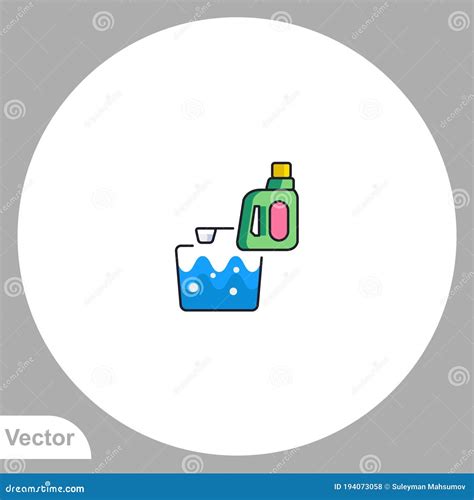 S Mbolo Do Cone Do Vetor Detergente Ilustra O Do Vetor Ilustra O