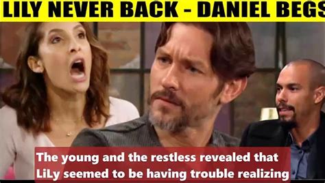 Cbs Young And The Restless Spoilers Lily Broke Up Decisively And Did