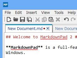 ゼロから再設計されたMarkdownPad 2が公開タブ構文強調などの新機能を搭載 窓の杜