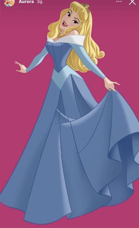 Disney Princess Aurora In Blue Dress