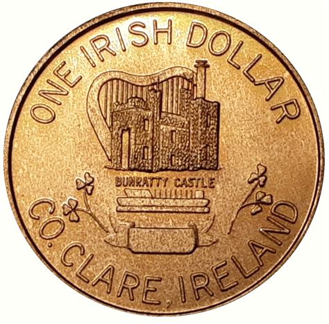 1 Irish Dollar St Patricks Day Clare Iowa Estados Unidos Numista