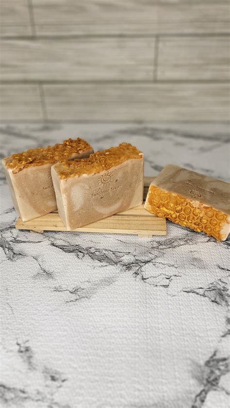 Moisturizing Honey Oat Goat Milk Soap Rich Creamy Lather Nourishing