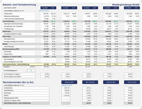 Excel Finanzplan Tool Pro F R Kapitalgesellschaften Qlm