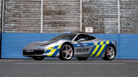 Czech Police Turn Confiscated Ferrari 458 Italia Into Patrol Car