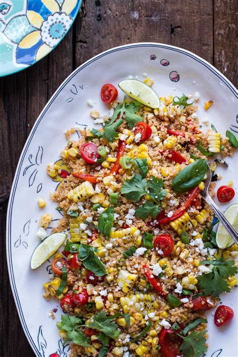 Summer Grilled Mexican Street Corn Quinoa Salad Half Baked Harvest