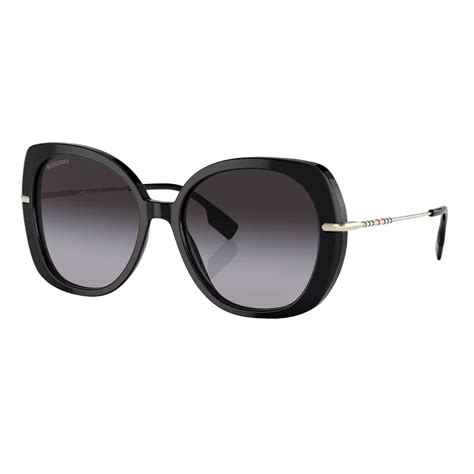 Buy Womens Burberry Sunglasses Be4374 Eugenie Black Grey Gradient Sunnies Mydeal