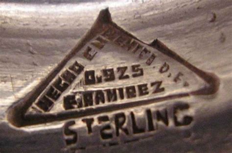 Mexico Silver Hallmarks And Mexican Makers Trade Marks R S