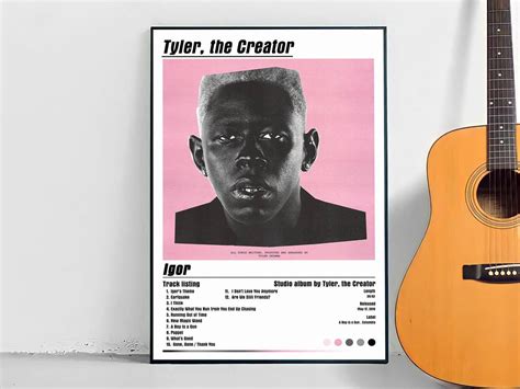 Tyler The Creator - Igor - Album Cover Poster – Poster | Canvas Wall ...