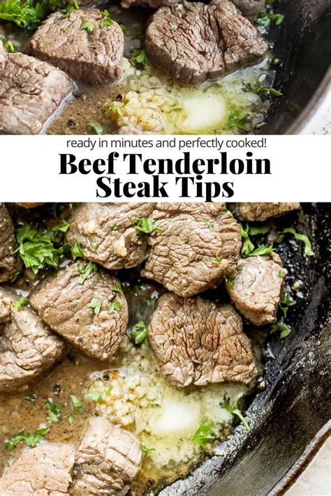 How To Cook Beef Tenderloin Steak Tips The Wooden Skillet