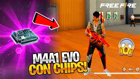 M4A1 EVOLUTIVA DRAGON INFERNAL CON CHIPS RECARGA GLOO FREE FIRE