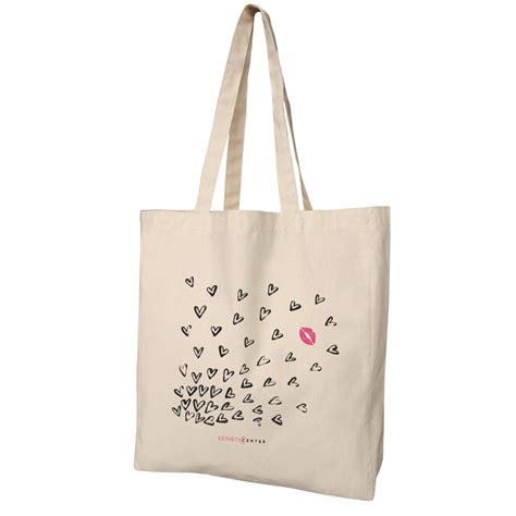 Tote Bag Avec Soufflet Personnalis En Coton Naturel G