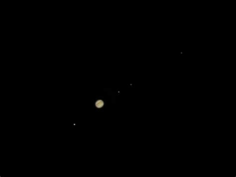 Jupiter And The Galilean Moons Through A Camera Lens Not So Bad