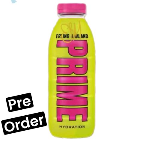 Erling Haaland Prime Hydration By Logan Paul X Ksi 500ml Candy Mail Uk