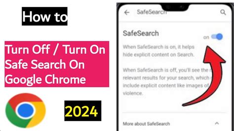 How To Turn Off Safe Search Mode On Google Safe Search Google Turn On