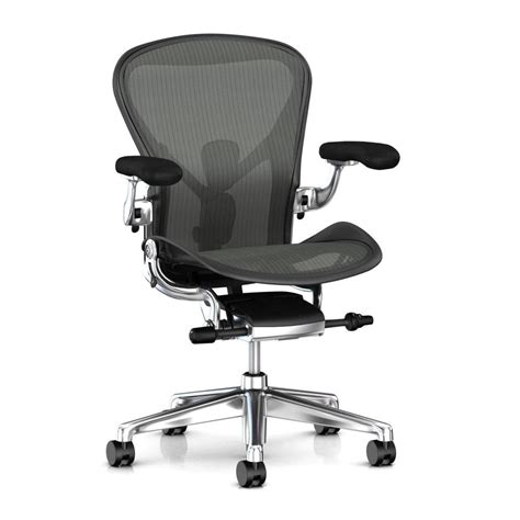 Herman Miller Aeron Remastered Seated Ergonomic Office Chairs